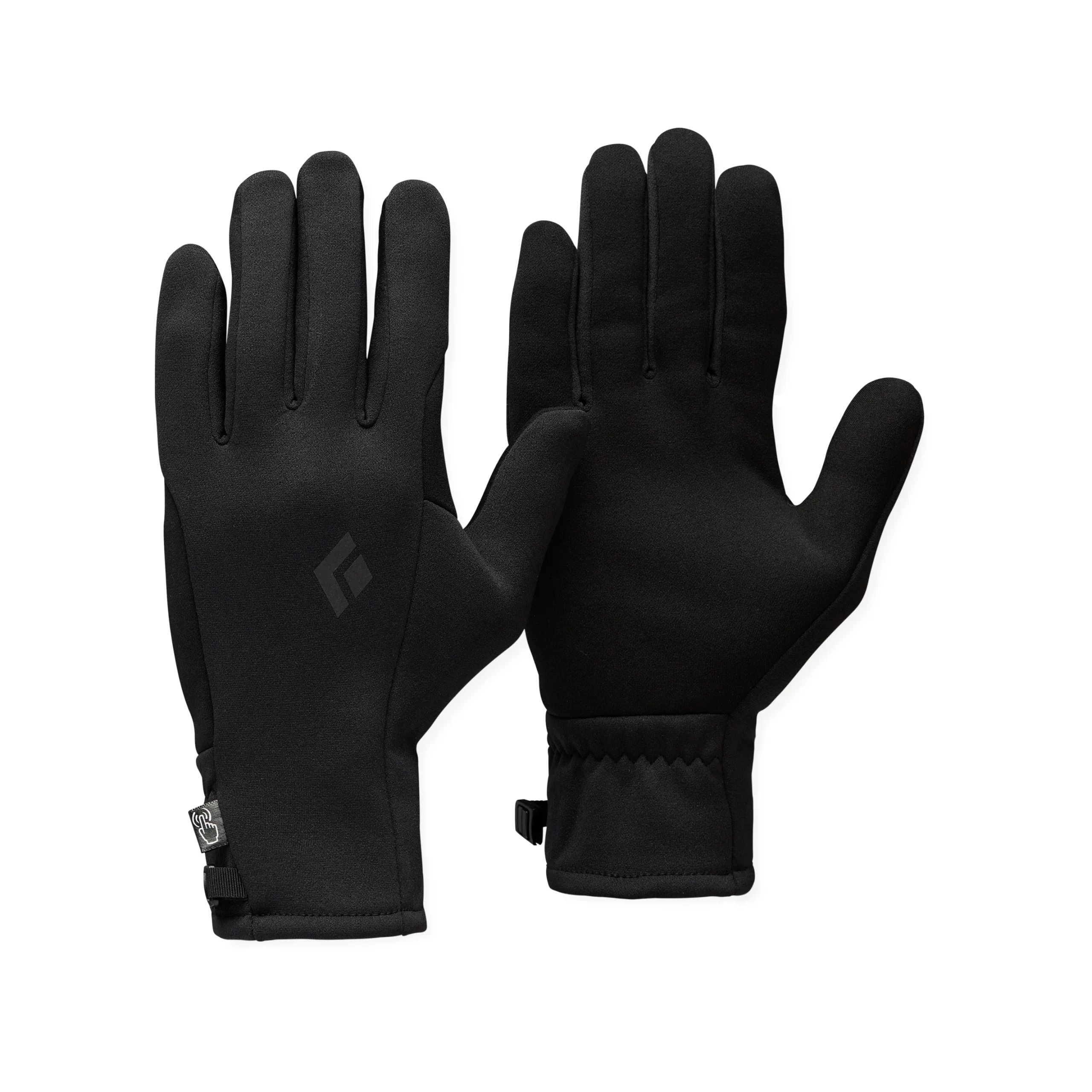 801806_0002_MIDWEIGHT_SCREENTAP_LINERS_Black_01 Guantes Black Diamond MidWeight ScreenTap. Forro polar de 222g, tratamiento DWR