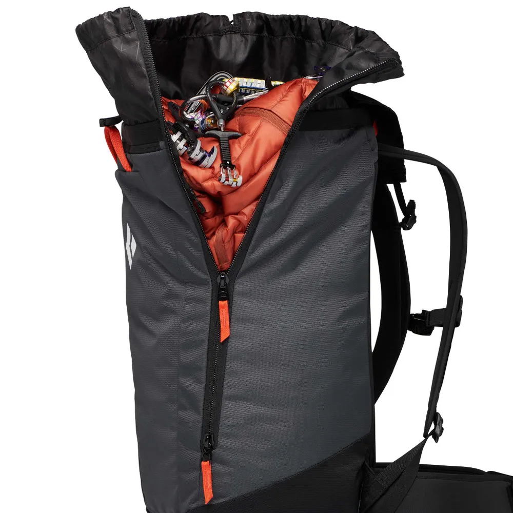 Crag 40 Backpack Black Diamond | Mochila de Escalada 40L con Carga Superior y Correa para Cuerda 3 Crag 40 Backpack Black Diamond | Mochila de Escalada 40L con Carga Superior y Correa para Cuerda - Imagen 3