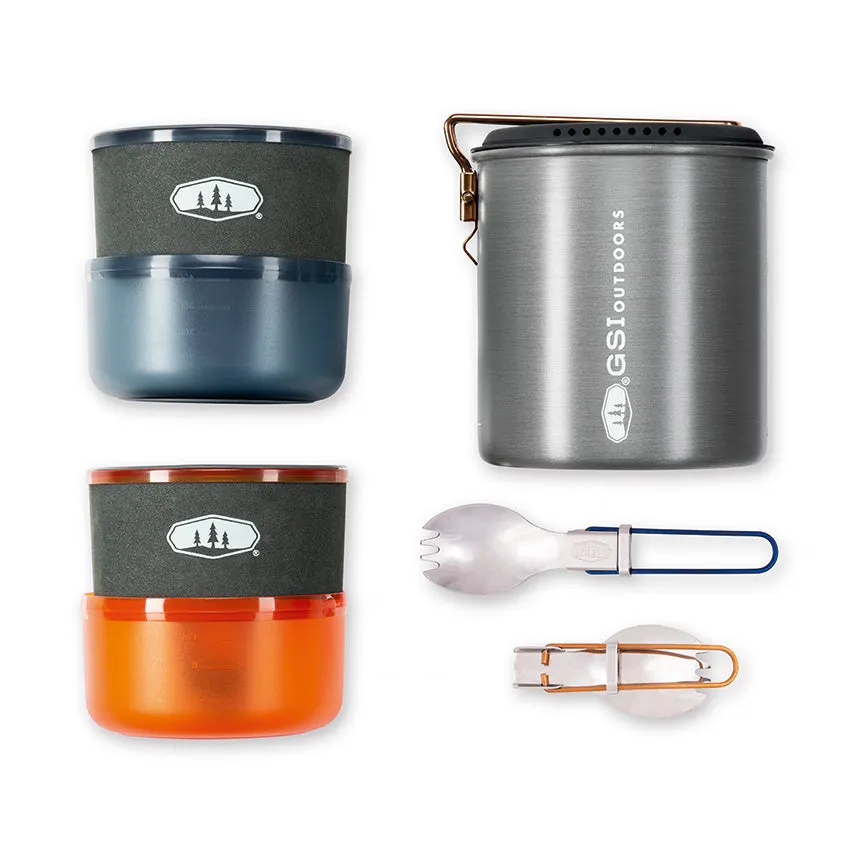 Juego de Cocina Ultraligero Halulite Microdualist – GSI Outdoors | Camping y Mochileros 1 Juego de Cocina Ultraligero Halulite Microdualist – GSI Outdoors | Camping y Mochileros