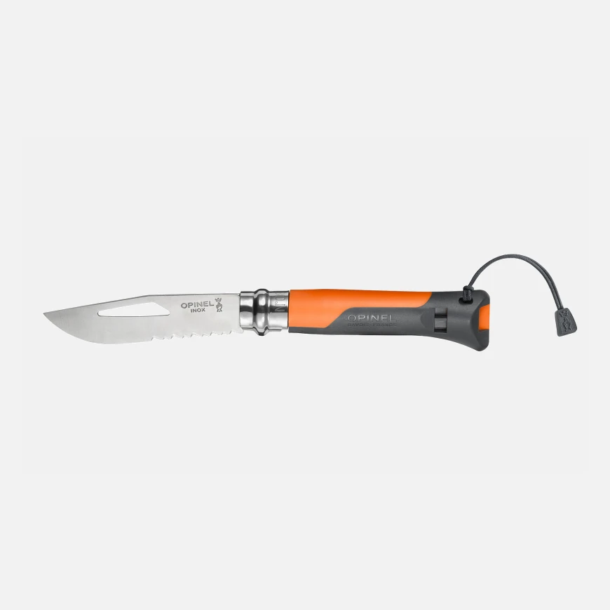 Navaja Opinel N°08 Outdoor Naranja | Cuchillo Multiaventura de Alta Visibilidad 1 Navaja Opinel N°08 Outdoor Naranja | Cuchillo Multiaventura de Alta Visibilidad