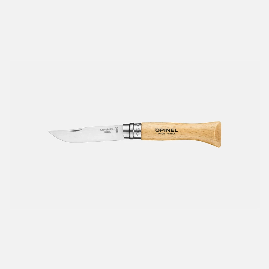 Navaja Opinel No. 06 Acero Inoxidable | Compacta, Ligera y Segura 1 Navaja Opinel No. 06 Acero Inoxidable | Compacta, Ligera y Segura