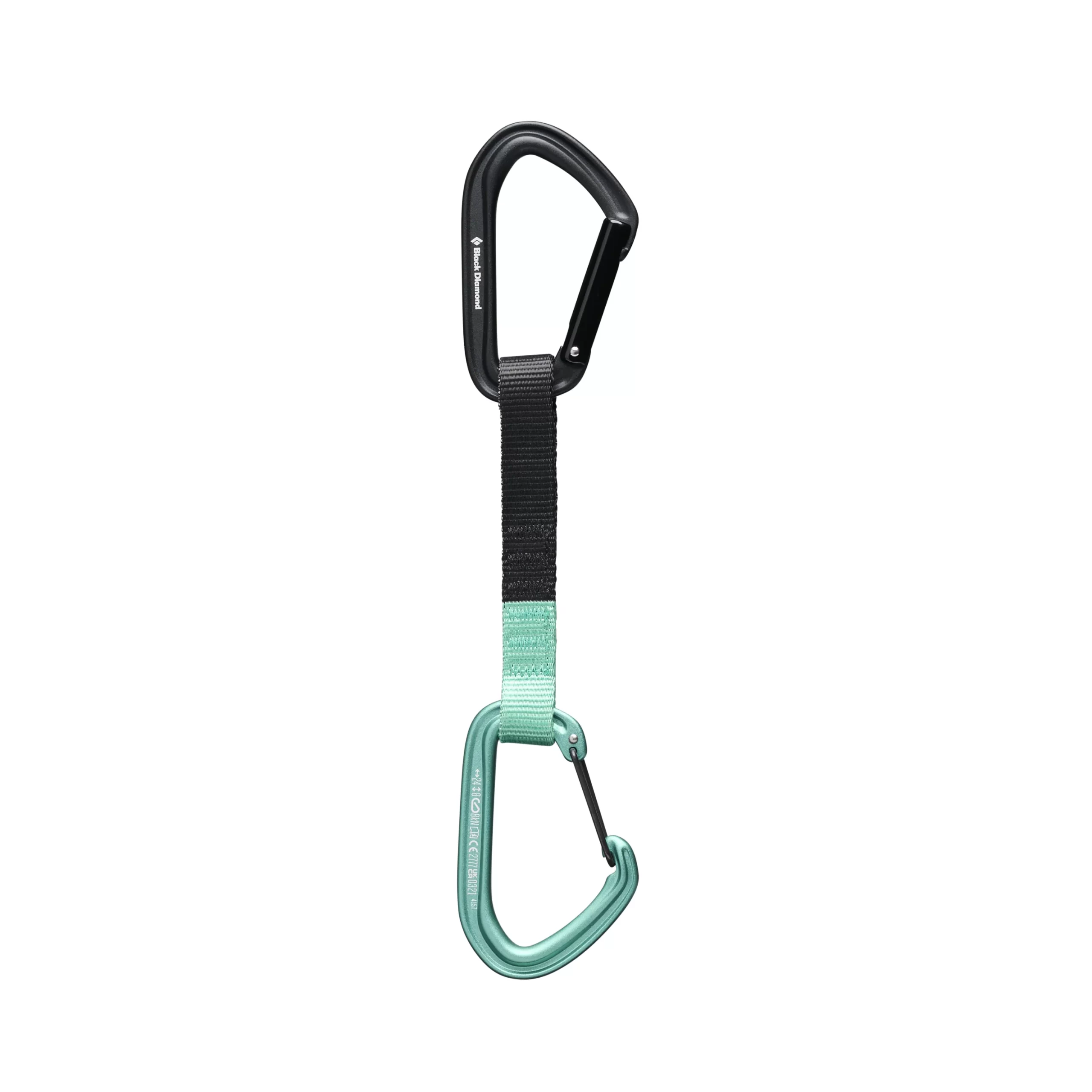 Black Diamond HotForge Hybrid Quickdraw 16 cm | Cinta Express con Mosquetón Keylock + Wiregate 1 Black Diamond HotForge Hybrid Quickdraw 16 cm | Cinta Express con Mosquetón Keylock + Wiregate