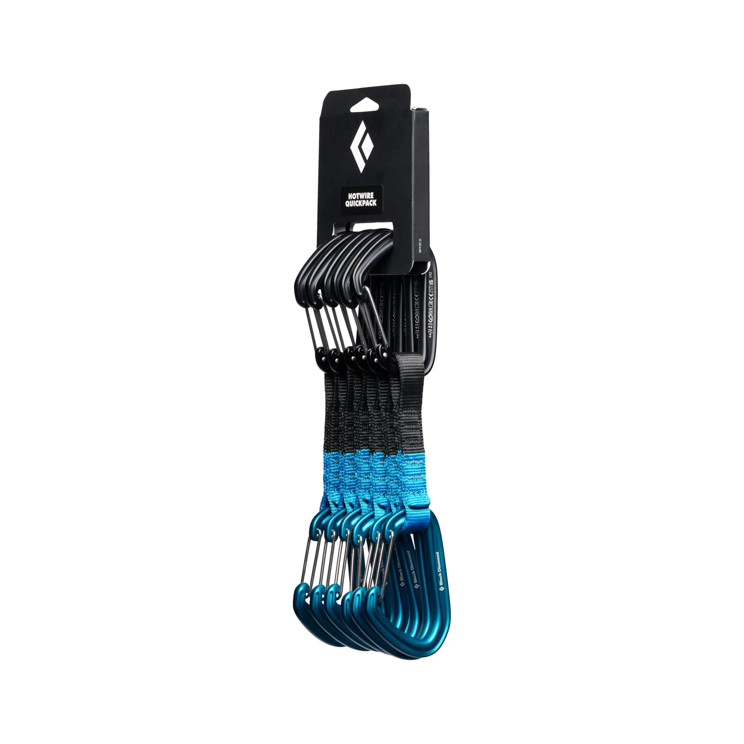 Black Diamond HotWire Quickpack 12 cm | Pack de 6 Cintas Express para Escalada 1 Black Diamond HotWire Quickpack 12 cm | Pack de 6 Cintas Express para Escalada