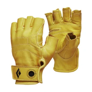 Escalada 6 Guantes de piel Stone Black Diamond para aseguramiento, rápel y vías ferratas