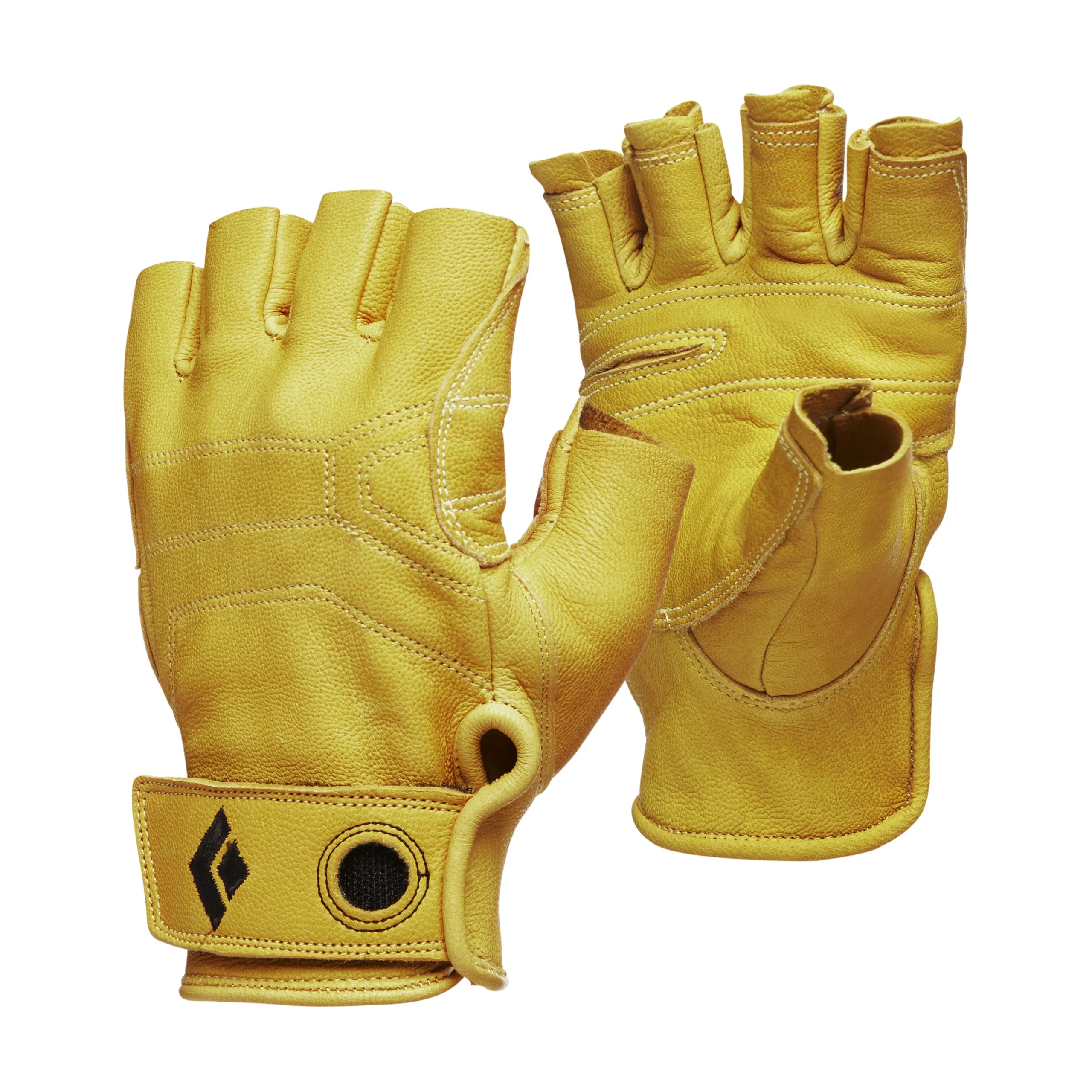 801848_7004_STONE_GLOVES_NATURAL_01 Guantes de piel Stone Black Diamond para aseguramiento, rápel y vías ferratas